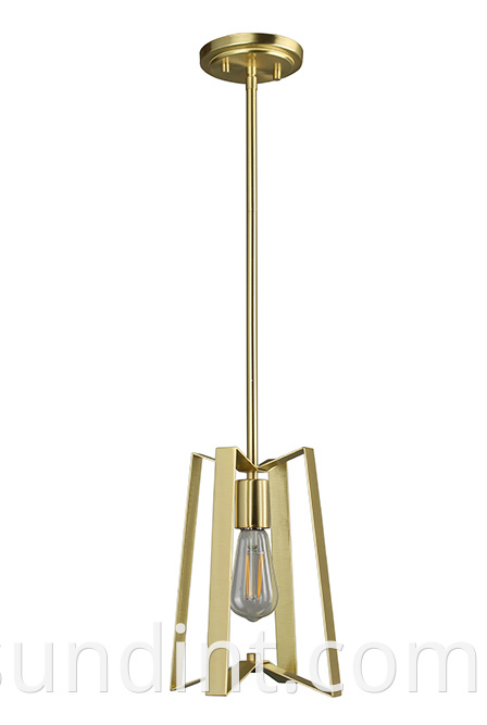 Zdp 5848 1s Golden Pendant Light For Kitchen Island